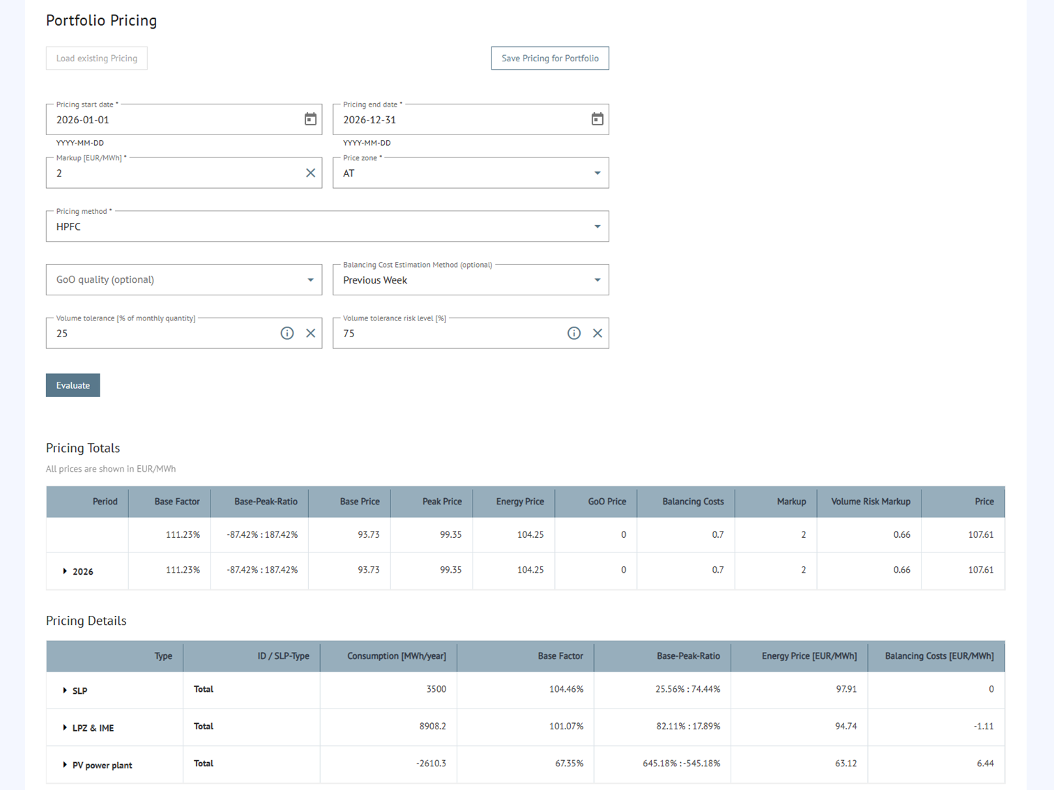 Load Profiles - Portfolio Pricing-4